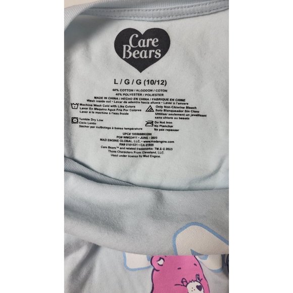Care Bears T-Shirt Grumpy Cheer Funshine Good Luck Friend Size Large - Picture 5 of 5